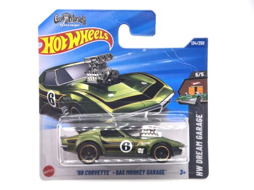 Hot Wheels Corvette - Gas Monkey Garage (1968) - HW Dream Garage 5/5 - 134/250 -  Hot Wheels - 1:64