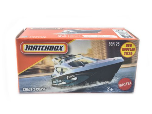 Coast 2 Coast motocykelový čln - 89/125 -  Matchbox - 1:64