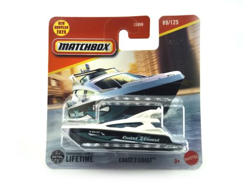 Coast 2 Coast motocykelový čln - 89/125 - blistrové balenie -  Matchbox - 1:64