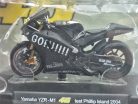 Moto GP - Yamaha YZR-M1 #46 (2004) motocykel - Philipp Island test - Valentino Rossi -  Edicola - 1:18