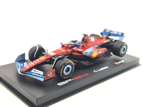 Ferrari SF-24 F1 #16 (2024) - Miami GP - Charles Leclerc - s postavičkou pilota -  Bburago - 1:43