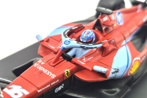 Ferrari SF-24 F1 #16 (2024) - Miami GP - Charles Leclerc - s postavičkou pilota -  Bburago - 1:43