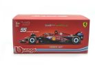 Ferrari SF-24 F1 #55 (2024) - Miami GP - Carlos Sainz - s postavičkou pilota -  Bburago - 1:43