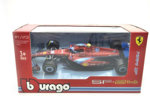 Ferrari SF-24 F1 #55 (2024) - Miami GP - Carlos Sainz -  Bburago - 1:43