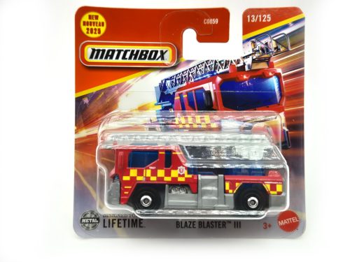 Blaze Blaster III hasičské auto - 13/125 - blistery -  Matchbox - 1:64