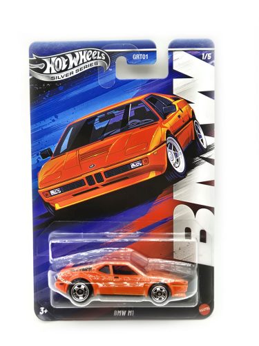 Hot Wheels BMW M1 - Silver Series 1/5 - s dlhou kartou -  Hot Wheels - 1:64