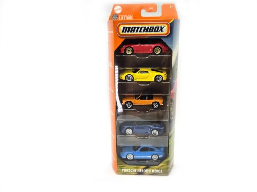 Matchbox 5 darabos autó set - Porsche Heroes / Héros  -  Matchbox - 1:64