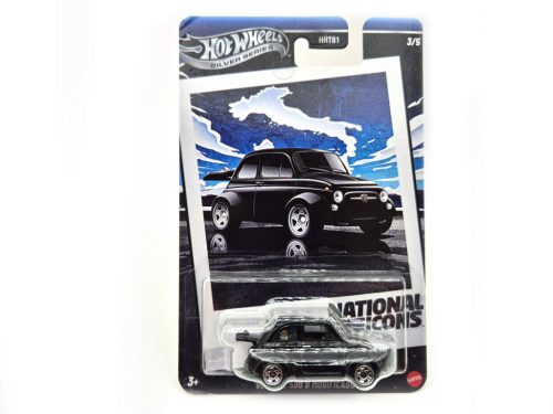 Hot Wheels '60s Fiat 500 D Modificado - Silver Series 3/5 - s dlhou kartou -  Hot Wheels - 1:64