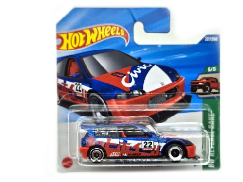 Hot Wheels Honda Civic Custom - HW Reverse Rake 5/5 - 201/250 -  Hot Wheels - 1:64