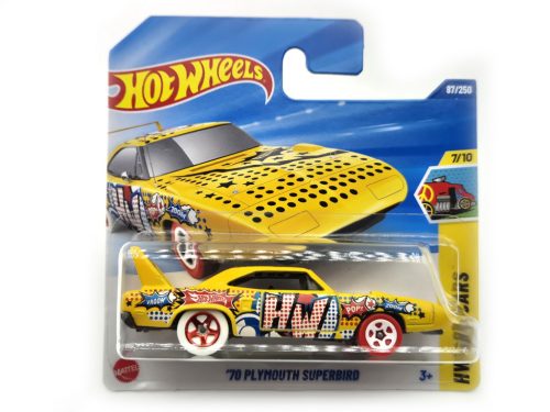 Hot Wheels '70 Plymouth Superbird - HW Art Cars 7/10 - 87/250 -  Hot Wheels - 1:64