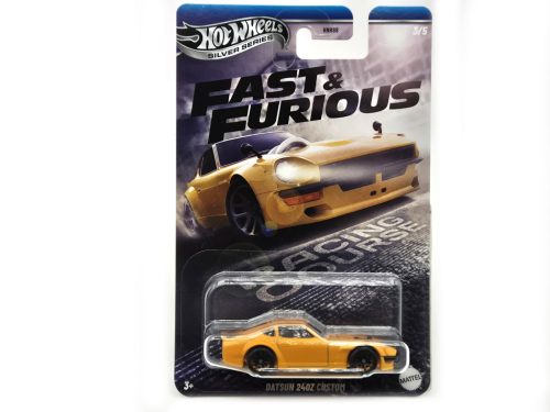 Hot Wheels Datsun 240Z Custom - Silver Series 3/5 - Fast and Furious - s dlhou kartou -  Hot Wheels - 1:64
