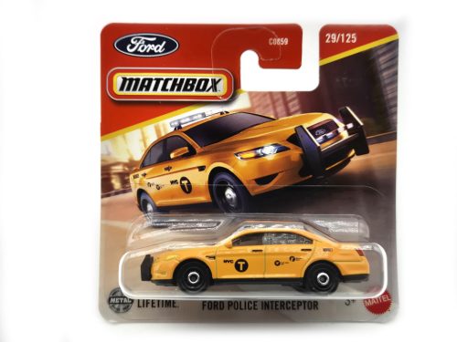 Ford Police Interceptor - 29/125 -  Matchbox - 1:64