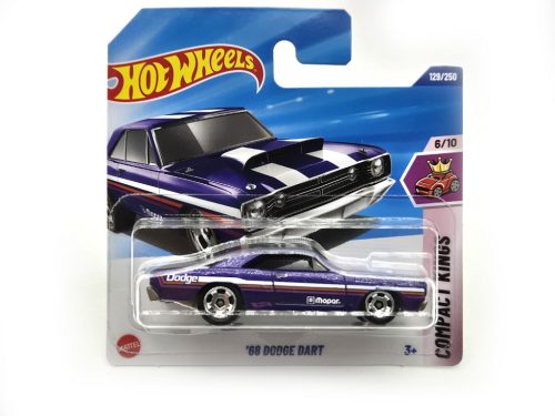 Hot Wheels '68 Dodge Dart - Compact Kings 6/10 - 129/250 -  Hot Wheels - 1:64