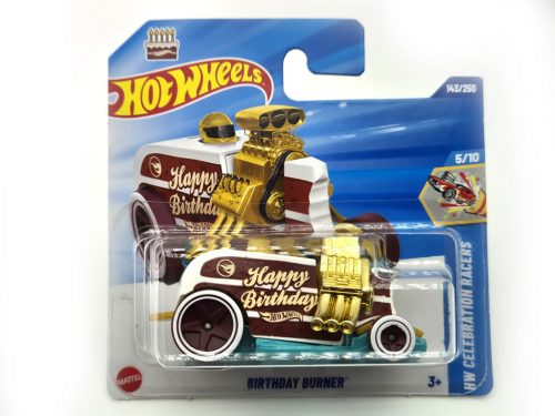 Hot Wheels Birthday Burner - HW Celebration Racers 5/10 - 143/250 - TH - Treasure Hunt -  Hot Wheels - 1:64