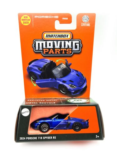 Matchbox Moving Parts - Porsche 718 Spyder RS (2024) - Matchbox  - 1:64