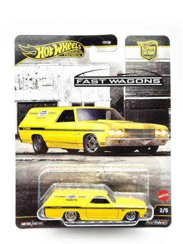 Hot Wheels Premium - Fast Wagons 2/5 - '70 Chevelle SS Wagon -  Hot Wheels - 1:64