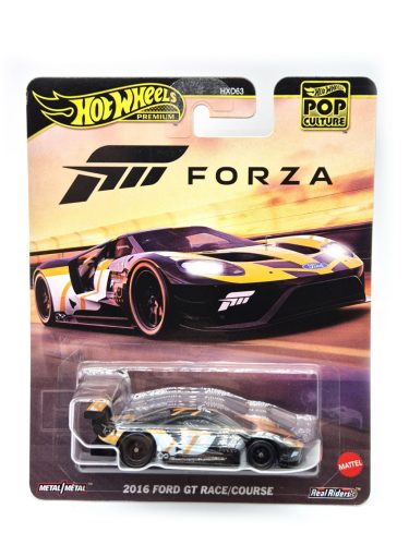 Hot Wheels Premium - Pop Culture - Forza - 2016 Ford GT Race/Course -  Hot Wheels - 1:64