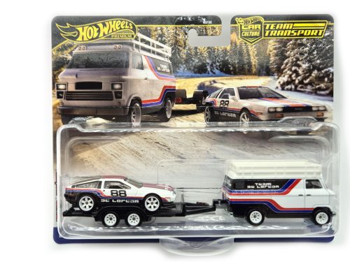Hot Wheels Team Transport - DMC DeLorean - HW Rally Hauler -  Hot Wheels - 1:64