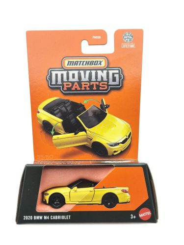 Matchbox Moving Parts - 2020 BMW M4 Cabriolet -  Matchbox - 1:64