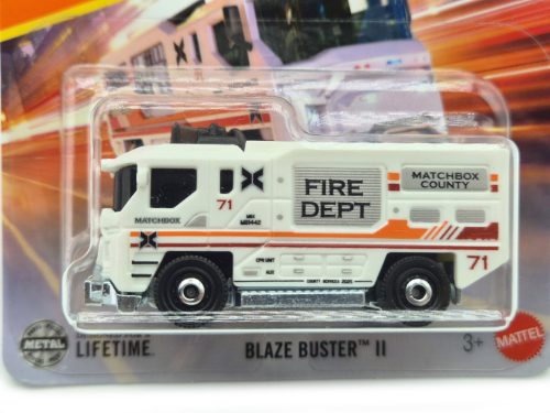 Blaze Buster II hasičské auto - 03/125 -  blistery -  Matchbox - 1:64