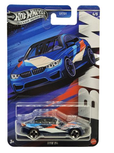 BMW M4 - 4/5 -  s dlhou kartou -  Hot Wheels - 1:64
