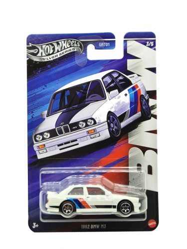 BMW M3 (1992) - BMW E30 M3 - 3/5 -  s dlhou kartou -  Hot Wheels - 1:64