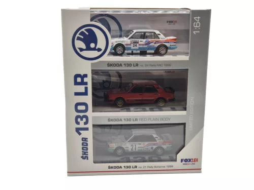 Skoda 130 LR (Sada 3 kusov) -  Fox18 - 1:64