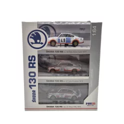 Skoda 130 RS 3-kusová sada - Fox18 - 1:64
