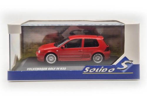 Volkswagen VW Golf IV R32 (2003) – červený – Solido – model 1:43