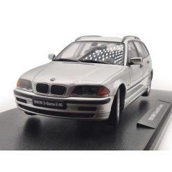 BMW E46 touring - strieborný - KK-Scale - 1:18