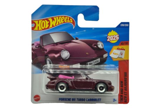 Hot Wheels Porsche 911 Turbo Cabriolet - Then and Now 10/10 - 239/250 - Hot Wheels - 1:64