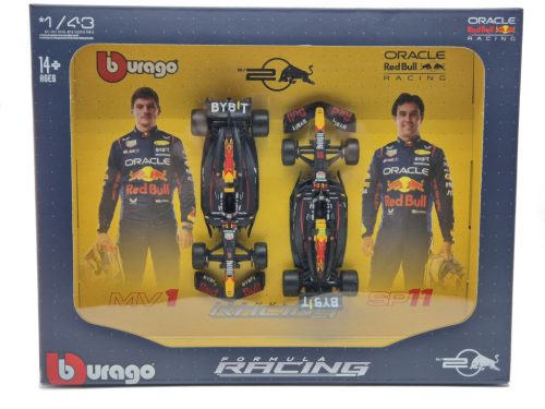 Red Bull RB20 F1 set (2024) - #1 Max Verstappen - #11 Sergio Perez - Bburago - 1:43