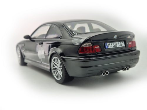 BMW E46 M3 CSL coupe (2003) - čierny - Norev - 1:18