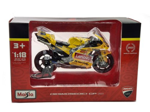 MotoGP - Desmosedici GP23 - Team Lenovo #1 (2023) - Francesco Bagnaia - Maisto - 1:18