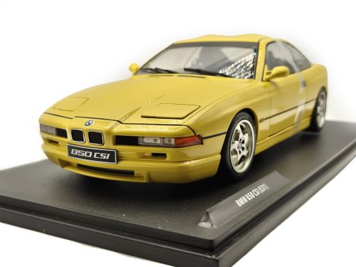 BMW E31 850 CSi (1990) - žltý - Solido - 1:18 zberateľský model