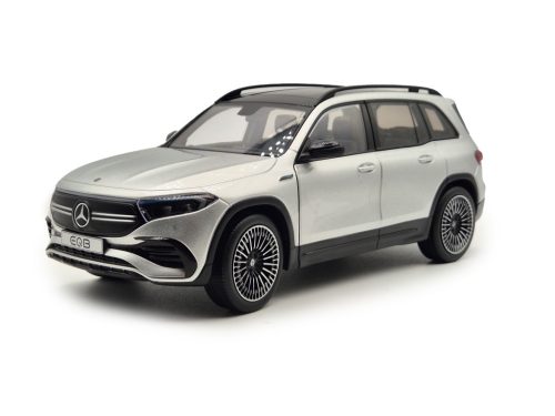 Mercedes Benz EQB (2021) - irídiová strieborná - NZG - 1:18