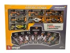 McLaren F1 7-dielna sada - #3 Daniel Ricciardo (2022) - #4 Lando Norris (2022) - #4 Lando Norris (2023) - #81 Oscar Piastri (2023) - #4 Lando Norris (2024) - #81 Oscar Piastri (2024) - Bburago - 1:43