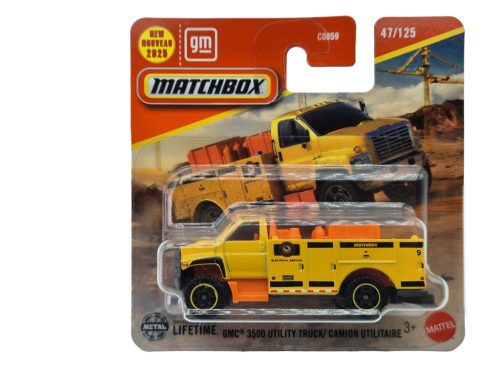 GMC 3500 Utility Truck - 47/125 - v blistri - Matchbox - 1:64
