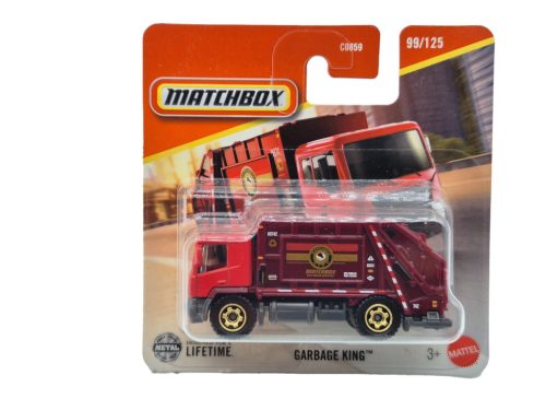 Garbage King smetiarske auto - 99/125 - v blistri - Matchbox - 1:64