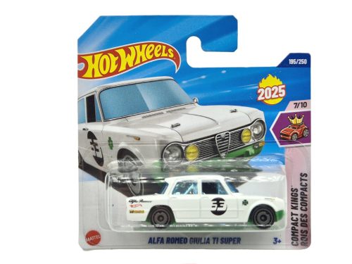 Hot Wheels Alfa Romeo Giulia TI Super - Compact Kings 7/10 - 195/250 - Hot Wheels - 1:64