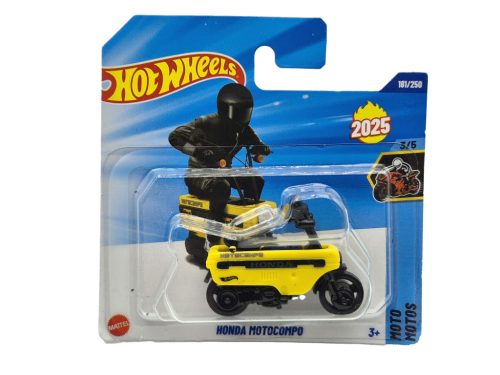 Hot Wheels Honda Motocompo - žltý - Moto 3/5 - 181/250 - Hot Wheels - 1:64