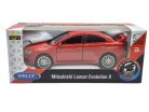 Mitsubishi Lancer Evolution X - červená - Welly - 1:34