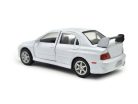 Mitsubishi Lancer Evolution VIII - biela - Welly - 1:34