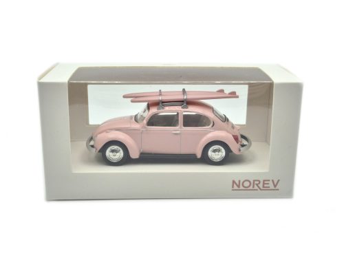 Volkswagen VW Beetle Coccinelle (1973) - so surfovými doskami - Norev - 1:43