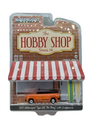 Volkswagen VW Type 181 - so surfovými doskami - Greenlight - 1:64