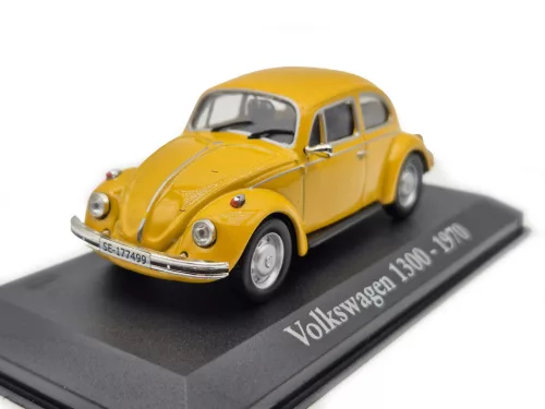 Volkswagen VW Beetle 1300 (1970) - žltý - Edicola - 1:43 model autíčka