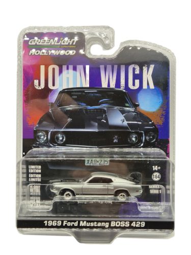 Ford USA Mustang Boss 429 coupe (1969) – John Wick – Greenlight – 1:64