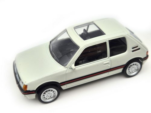 Peugeot 205 GTI 1.6 (1986) – biely – Norev – 1:43
