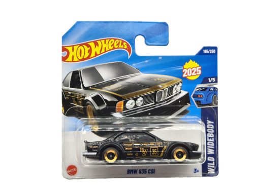 Hot Wheels BMW 635 CSi - Wild Widebody 1/5 - 185/250 - čierna - Hot Wheels - 1:64