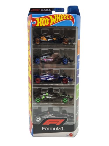 Hot Wheels – 5-dielna sada áut – Formula 1 – F1 – Hot Wheels – 1:64